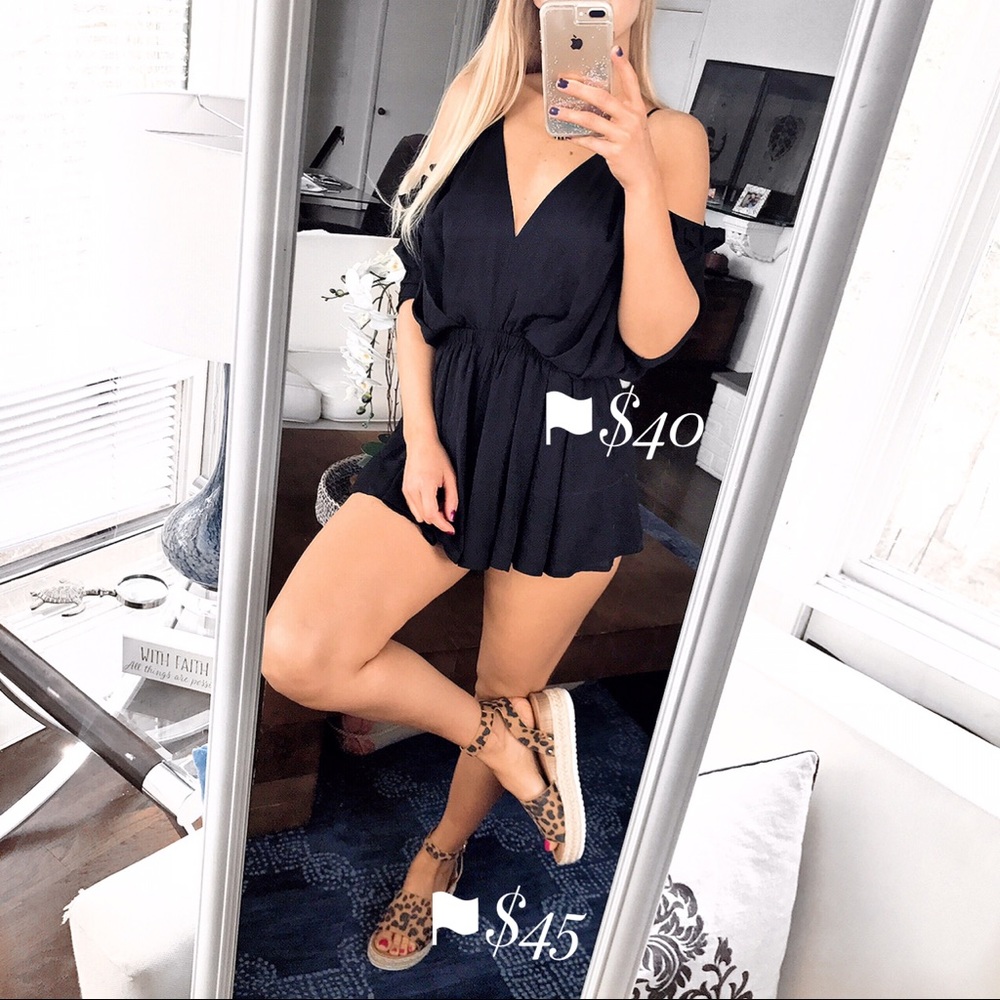 🆕 WHITE RUFFLE BARE SHOULDER ROMPER PLAYSUIT! - Picture 13 of 14